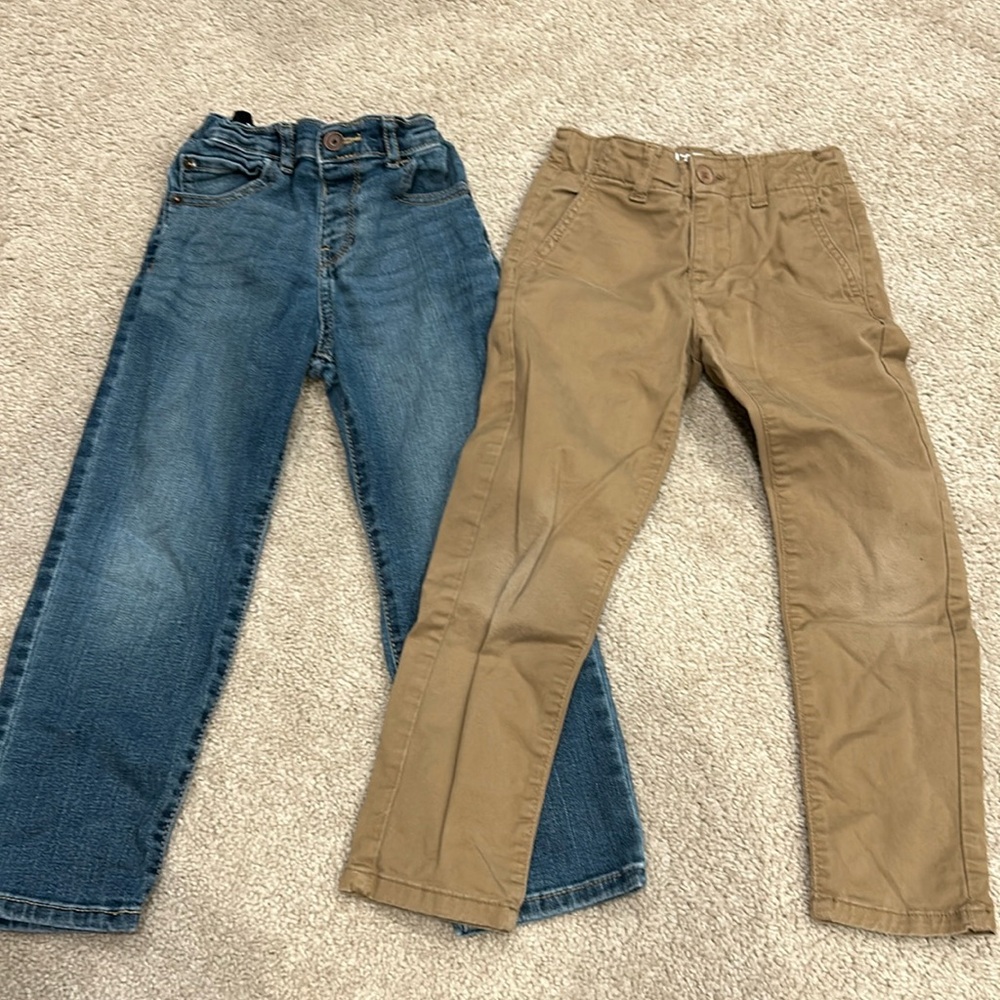 Lazer/co jeans size 5 boys and khakis